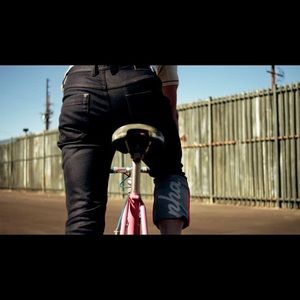 RAPHA Men’s City Denim Jeans blue cotton moto jeans 36x32